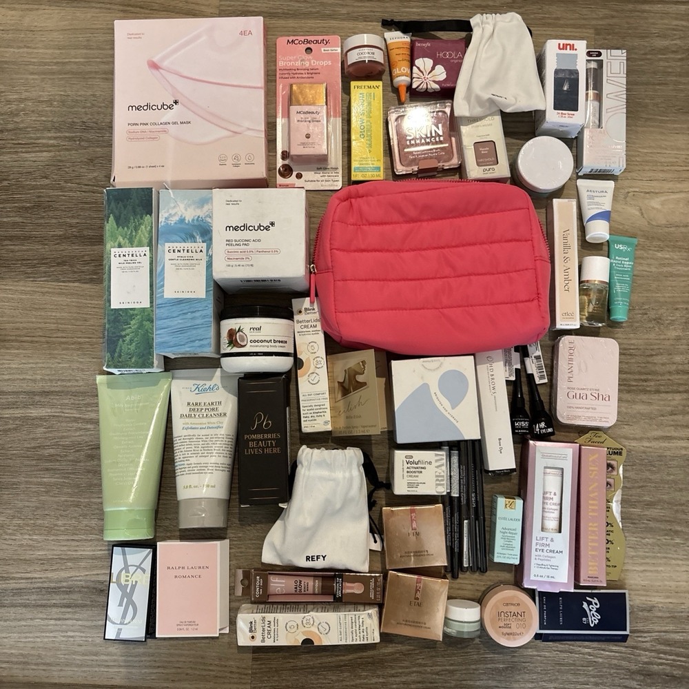 NEW 50 PIECE RESELLER LOT Makeup skincare Clinique Estée Lauder Medicube